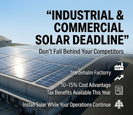 Deadline for the industrial and commercial sectors