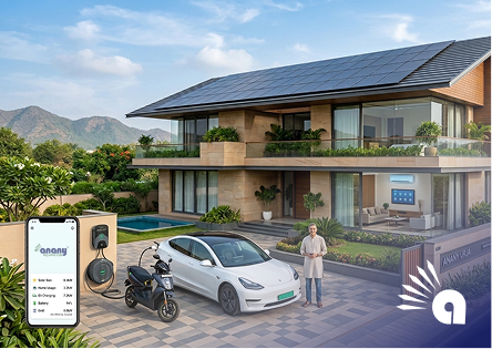 How Anany Urja Integrates Solar, EV Charging, and Home Automation for Smart Homes in Gujarat