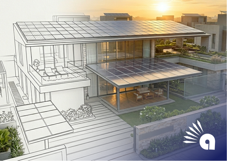Why Gujarat’s Top Architects are Now Designing Modern Homes Around Anany Urja’s Integrated Solar Solutions-1