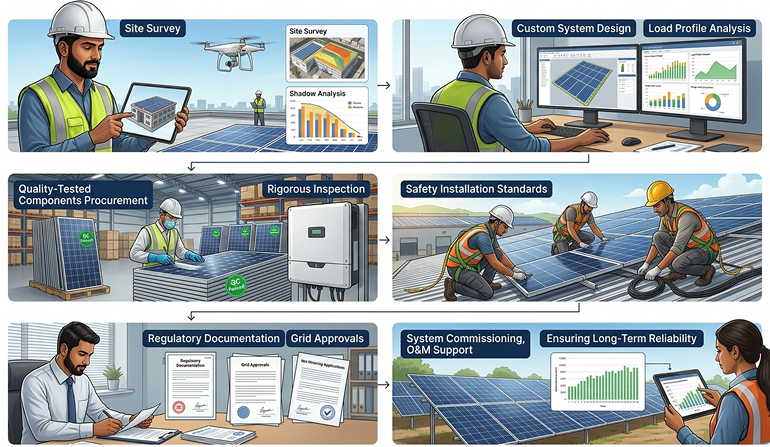How Anany Urja Approaches Solar EPC Projects
