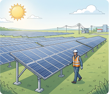 Ground-Mounted Solar Built for Scale